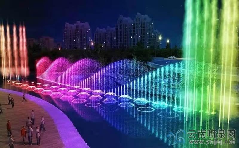 河東公園音樂噴泉升級改造效果圖
