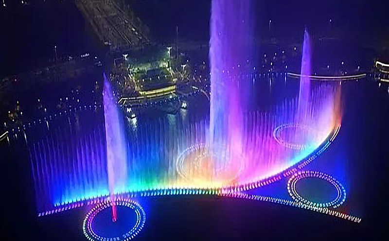 河南雙鶴湖中央公園大型音樂噴泉