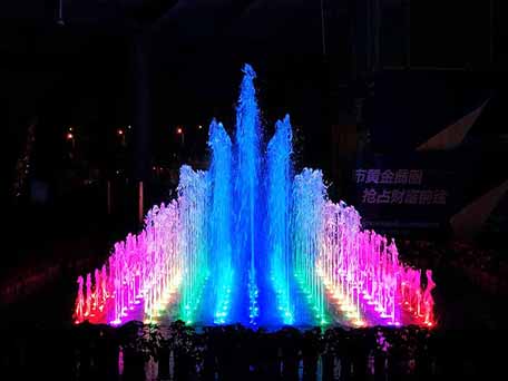 昆明市潤城第二大道大型景觀噴泉